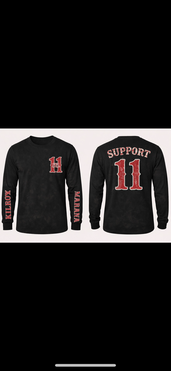 Kilroy MC Support 11 Long Sleeve Tee